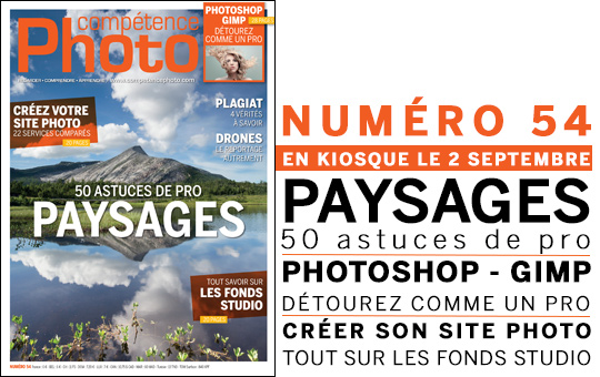 Compétence Photo Numéro 54, en kiosque le 2 septembre 2016