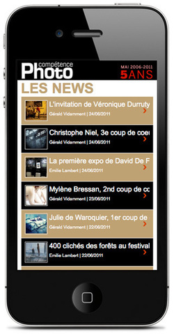 Compétence Photo disponible sur mobile et iPhone