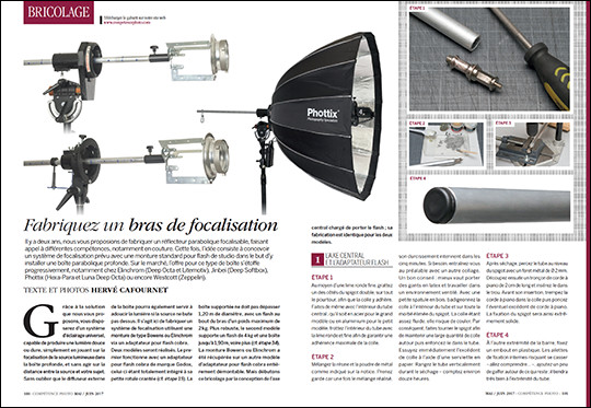 Téléchargez le gabarit pour fabriquer un bras de focalisation pour le studio Téléchargez le gabarit pour fabriquer un bras de focalisation pour le studio