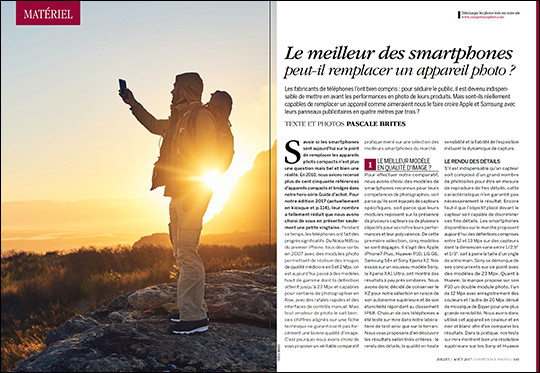 Le meilleur des smartphones peut-il remplacer un appareil photo ?