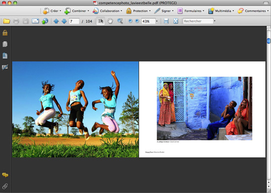 Affichage en double page sous Acrobat Affichage en double page sous Acrobat