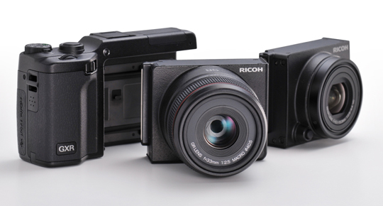 Le Ricoh GXR est un surprenant compact modulaire