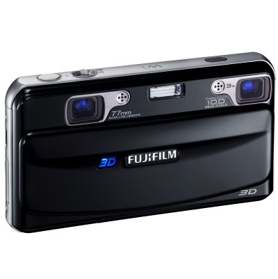 Le compact bi-objectif Fujifilm W1 préfigure le futur de la photographie : la 3D. Le compact bi-objectif Fujifilm W1 préfigure le futur de la photographie : la 3D.