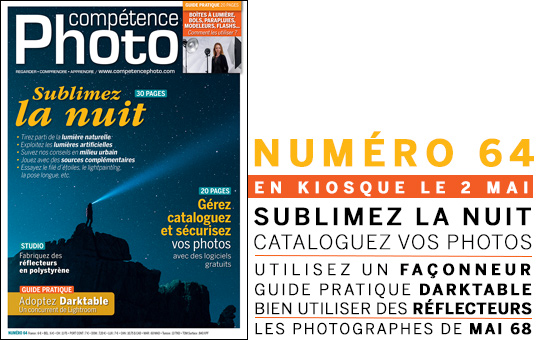 Compétence Photo Numéro 64, en kiosque le 2 mai 2018