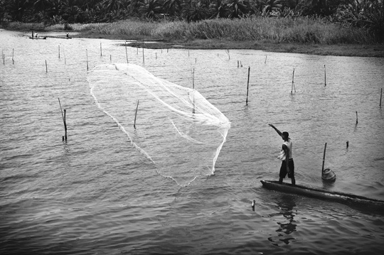 Pêche à l'épervier • Jean-Marie Gérard