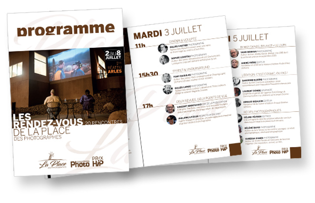 Programme complet des Rendez-vous de La Place des photographes • Arles 2018 Programme complet des Rendez-vous de La Place des photographes • Arles 2018