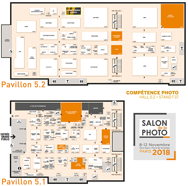 Se rendre au Salon de la Photo (plan PDF et accès)