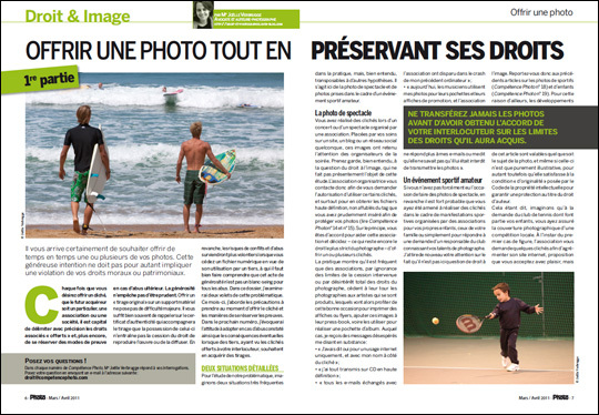 Compétence Photo Numéro 21, en kiosque le 28 février 2011