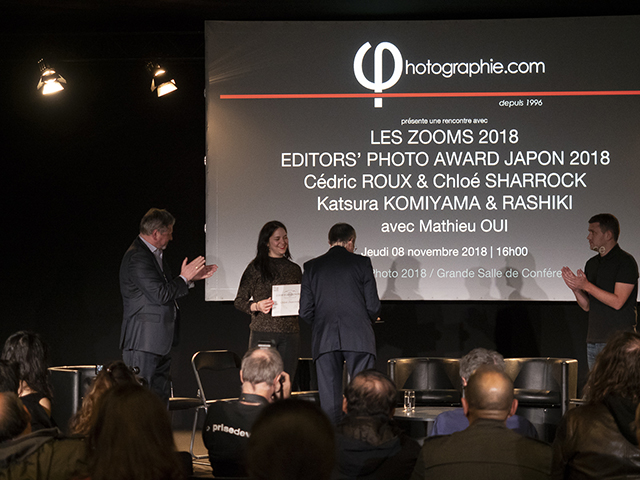 Remise des prix Zooms 2018 au Salon de la Photo