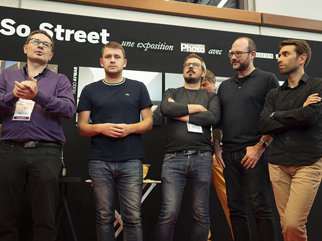 Da gauche à droite : Gérald Vidamment, Cédric Roux, Laurent Lavergne, Philippe Blayo et Frankie Bastide