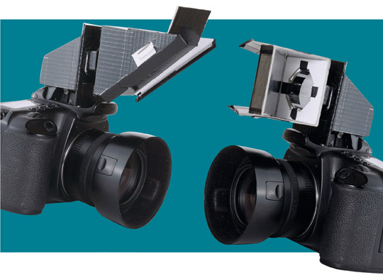 Fabriquer une tête orientable pour son flash intégré Fabriquer une tête orientable pour son flash intégré