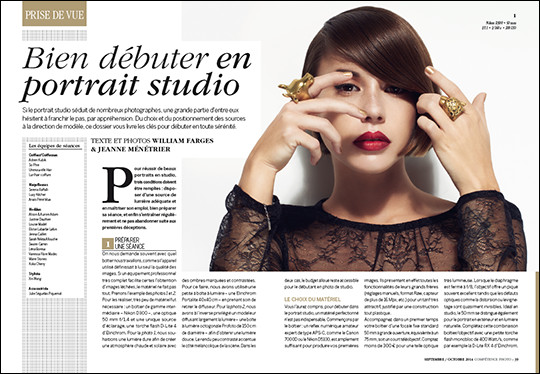 LE PORTRAIT PHOTO 2/2 : en STUDIO • Nos dossiers pratiques