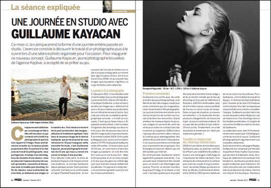 STUDIO : Séances pas à pas expliquées • Nos dossiers pratiques STUDIO : Séances pas à pas expliquées • Nos dossiers pratiques