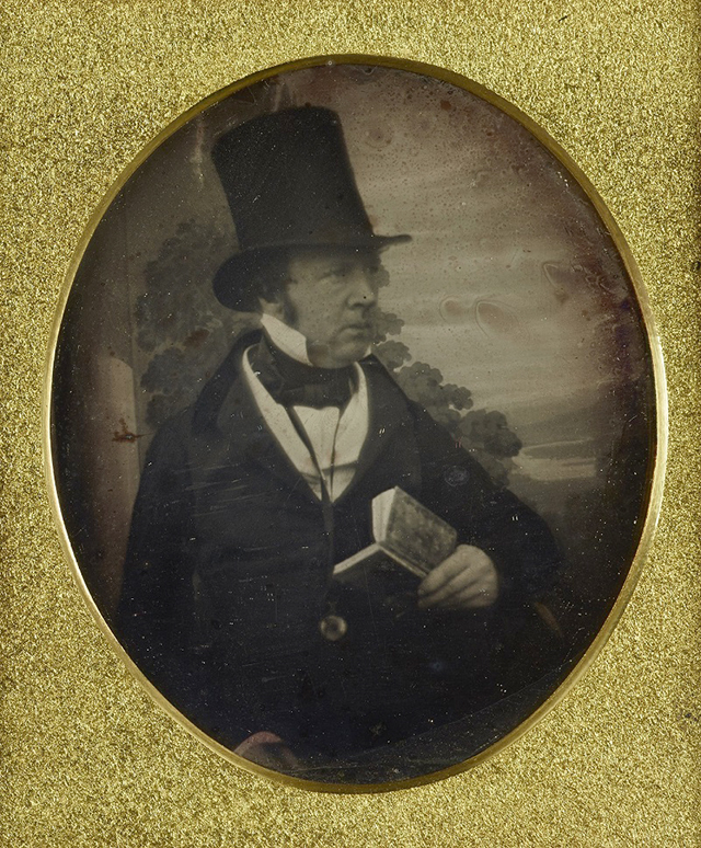 Antoine François Jean Claudet – daguerreotype, portrait de William Henry Fox Talbot - c. 1841-1845 © British Library Board