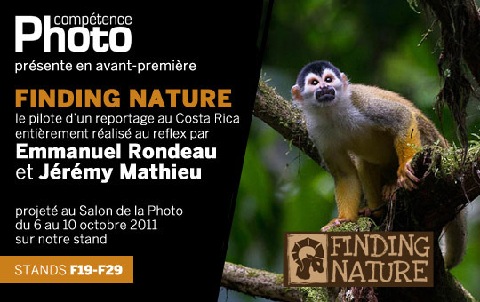 Le pilote de Finding Nature, d'Emmanuel Rondeau et Jérémy Mathieu, en avant-première au Salon de la Photo Le pilote de Finding Nature, d'Emmanuel Rondeau et Jérémy Mathieu, en avant-première au Salon de la Photo