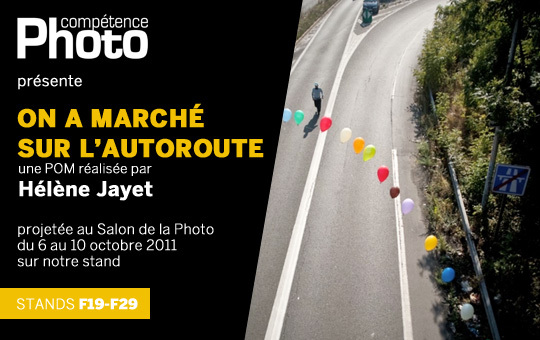 On a marché sur l'autoroute, de Hélène Jayet, projetée au Salon de la Photo On a marché sur l'autoroute, de Hélène Jayet, projetée au Salon de la Photo