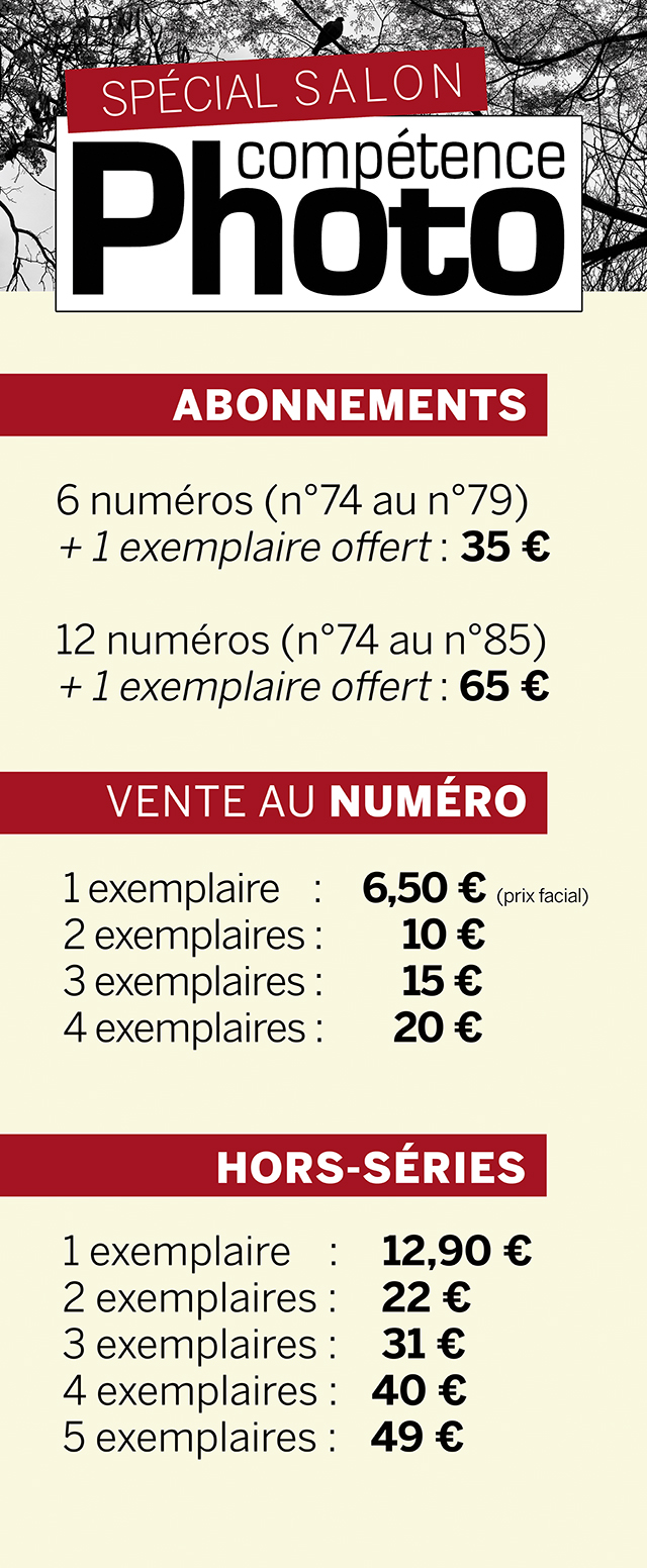 Abonnements, hors-séries, guides pratiques : nos offres Salon de la Photo 2019 Abonnements, hors-séries, guides pratiques : nos offres Salon de la Photo 2019