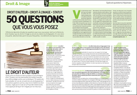 Compétence Photo Numéro 29, en kiosque le 3 juillet 2012 Compétence Photo Numéro 29, en kiosque le 3 juillet 2012