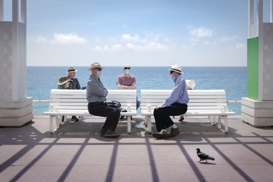 L'image matinale • La Conversation masquée, par Arié Botbol L'image matinale • La Conversation masquée, par Arié Botbol