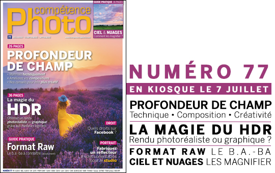 Compétence Photo Numéro 77, en kiosque le 7 juillet 2020