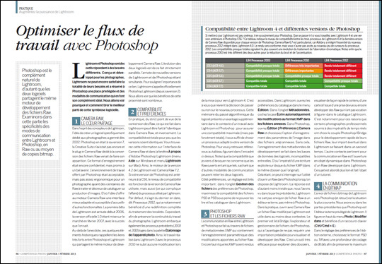 Compétence Photo Numéro 32, en kiosque le 4 janvier 2013 Compétence Photo Numéro 32, en kiosque le 4 janvier 2013