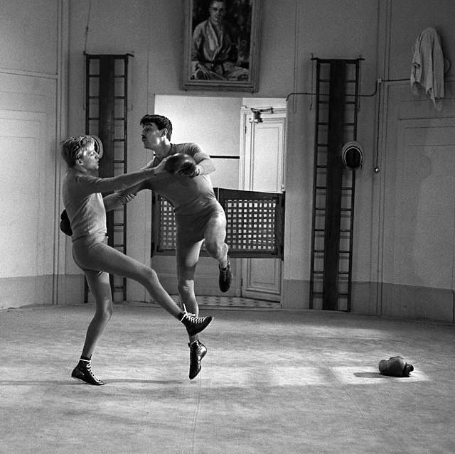 1961, Henri Serre (Jim) et Oskar Werner, film Jules et Jim de François Truffaut © Raymond-Cauchetier 1961, Henri Serre (Jim) et Oskar Werner, film Jules et Jim de François Truffaut © Raymond-Cauchetier