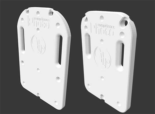 Téléchargez gabarit et fichiers 3D pour fabriquer un plateau de stabilisation (fabrication traditionnelle et impression 3D)