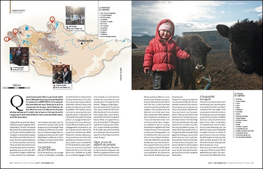 Mongolie : sur les traces des nomades, par Rémi Chapeaublanc (publié dans Compétence Photo Voyage)