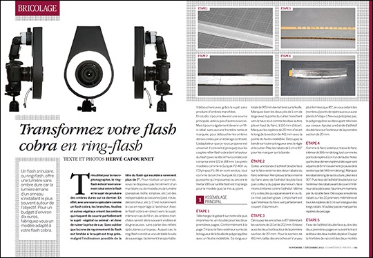 Transformez votre flash cobra en ring-flash