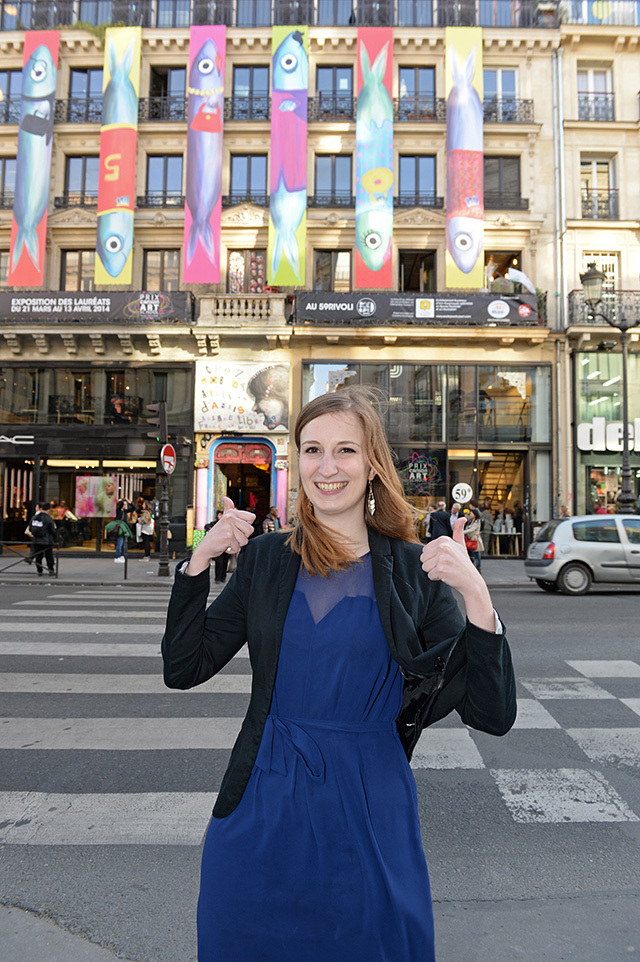 Clémentine Guivarc'h, lauréate du Prix Façade 2014 © Pascal Baril - Planète Bleue Images