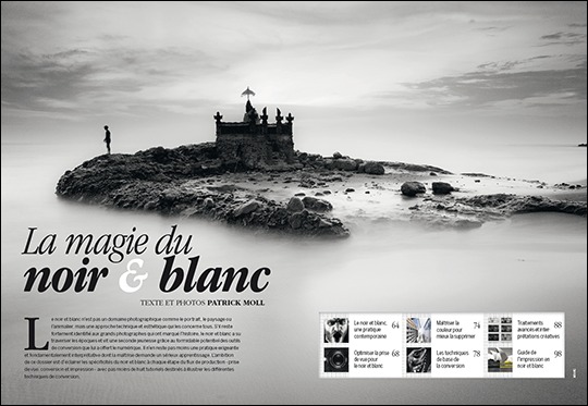 Le dossier "La magie du noir et blanc", publié dans Compétence Photo n°40 Le dossier "La magie du noir et blanc", publié dans Compétence Photo n°40