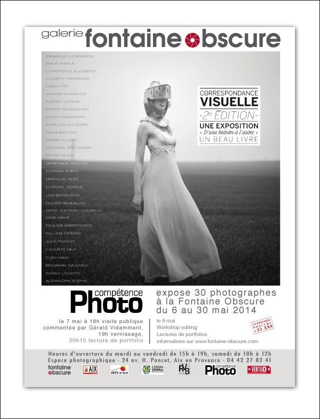 La Correspondance Visuelle 2e édition exposée à la galerie La Fontaine Obscure (Aix-en-Provence) La Correspondance Visuelle 2e édition exposée à la galerie La Fontaine Obscure (Aix-en-Provence)