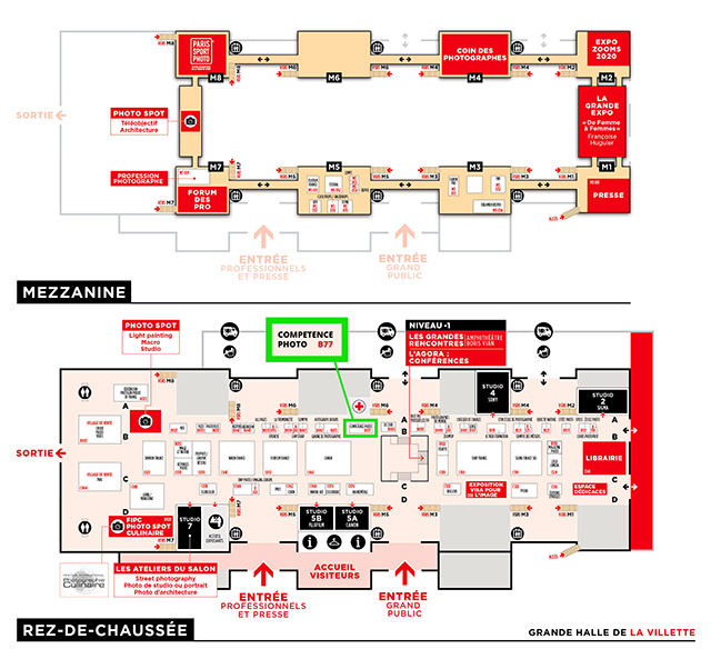 Se rendre au Salon de la Photo (plan PDF et accès)