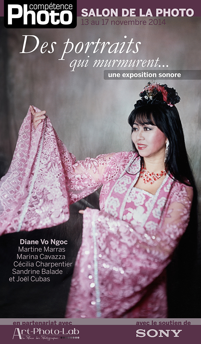La série "Notes traditionnelles du monde" de Diane Vo Ngoc exposée sur le stand de Compétence Photo La série "Notes traditionnelles du monde" de Diane Vo Ngoc exposée sur le stand de Compétence Photo