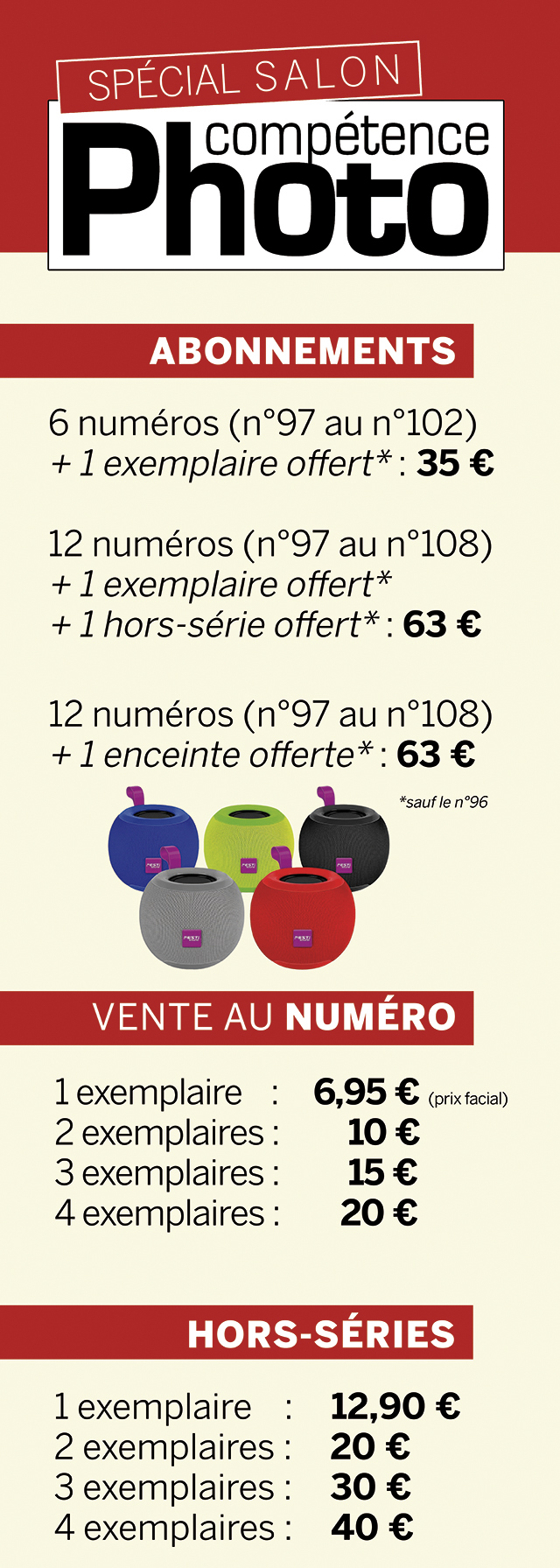 Abonnements, numéros, hors-séries : nos offres Salon de la Photo 2023 Abonnements, numéros, hors-séries : nos offres Salon de la Photo 2023