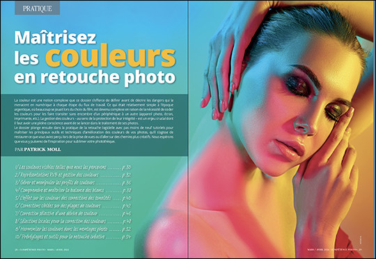 Compétence Photo Numéro 99 : Maîtrisez la couleur • Pose longue & vitesse lente • Lumières découpées • Nouvelles optiques