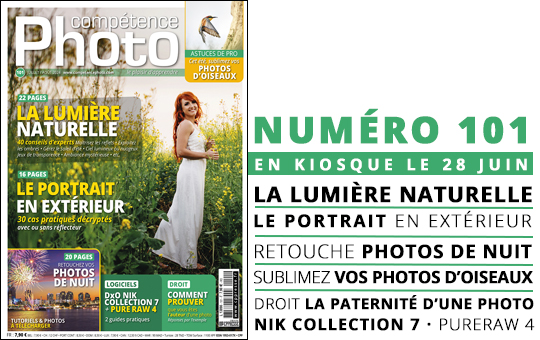 Compétence Photo Numéro 101 : La lumière naturelle • Le portrait en extérieur • Retouche Photo de nuit • Photo d'oiseaux Compétence Photo Numéro 101 : La lumière naturelle • Le portrait en extérieur • Retouche Photo de nuit • Photo d'oiseaux