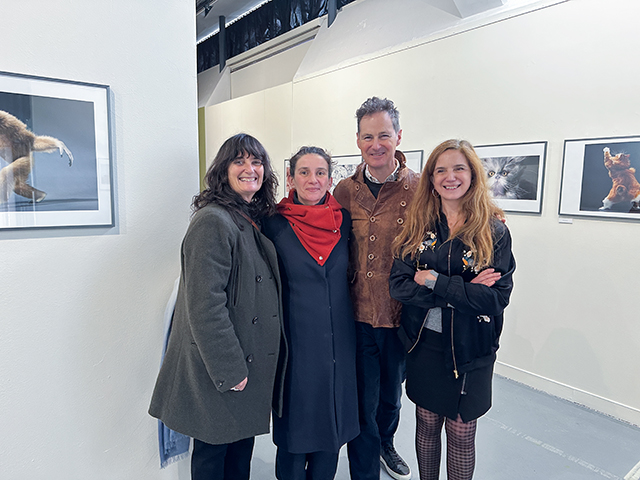 De gauche à droite : Nathalie Baetens, Mathilde Terraube, Tim Flach et Sylvie Hugues De gauche à droite : Nathalie Baetens, Mathilde Terraube, Tim Flach et Sylvie Hugues