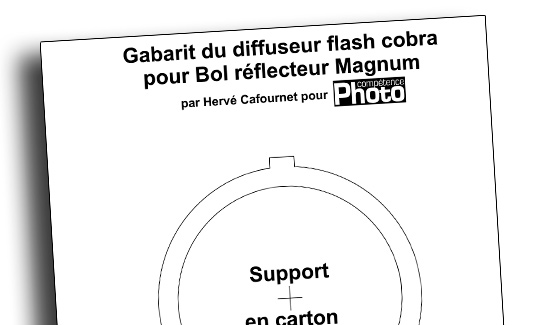 Quatre objets détournés pour la photo studio (gabarit)