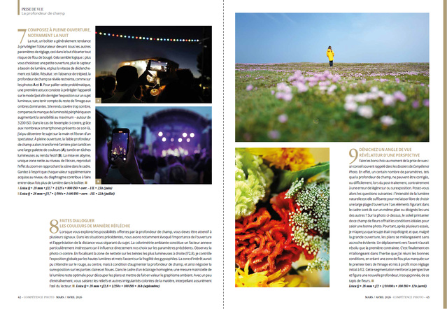 Compétence Photo Numéro 111 : La profondeur de champ • Le contre-jour • Les meilleurs outils IA de Luminar • Choisir son logiciel de catalogage. Compétence Photo Numéro 111 : La profondeur de champ • Le contre-jour • Les meilleurs outils IA de Luminar • Choisir son logiciel de catalogage.