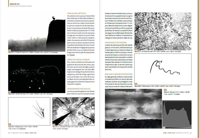 Compétence Photo Numéro 111 : La profondeur de champ • Le contre-jour • Les meilleurs outils IA de Luminar • Choisir son logiciel de catalogage.