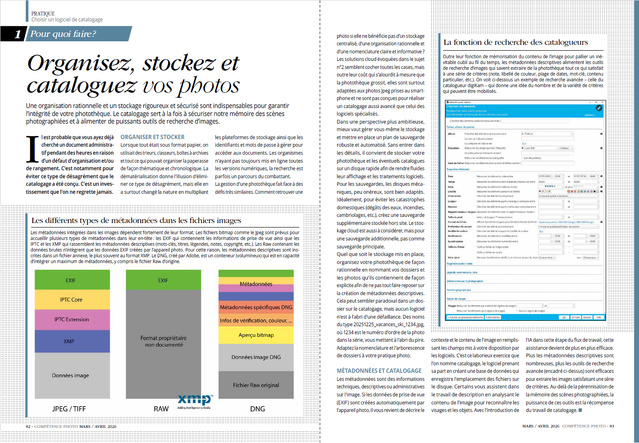 Compétence Photo Numéro 111 : La profondeur de champ • Le contre-jour • Les meilleurs outils IA de Luminar • Choisir son logiciel de catalogage.