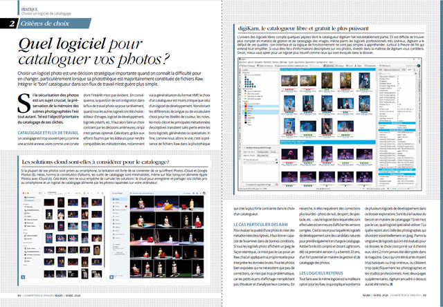 Compétence Photo Numéro 111 : La profondeur de champ • Le contre-jour • Les meilleurs outils IA de Luminar • Choisir son logiciel de catalogage. Compétence Photo Numéro 111 : La profondeur de champ • Le contre-jour • Les meilleurs outils IA de Luminar • Choisir son logiciel de catalogage.