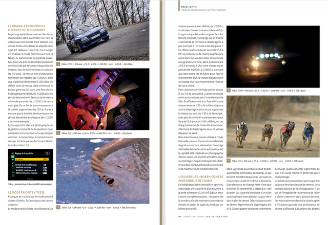 Compétence Photo Numéro 113 : L'obturateur comme outil de narration • L'argentique en 2026 • La lumière naturelle • La photo food • Les snoots optiques