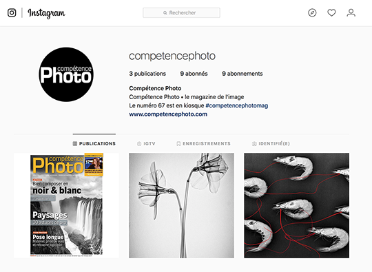 Suivez Compétence Photo sur Instagram