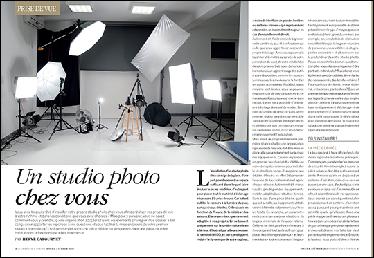 Article - Test : BIEN CHOISIR SON STUDIO PHOTO