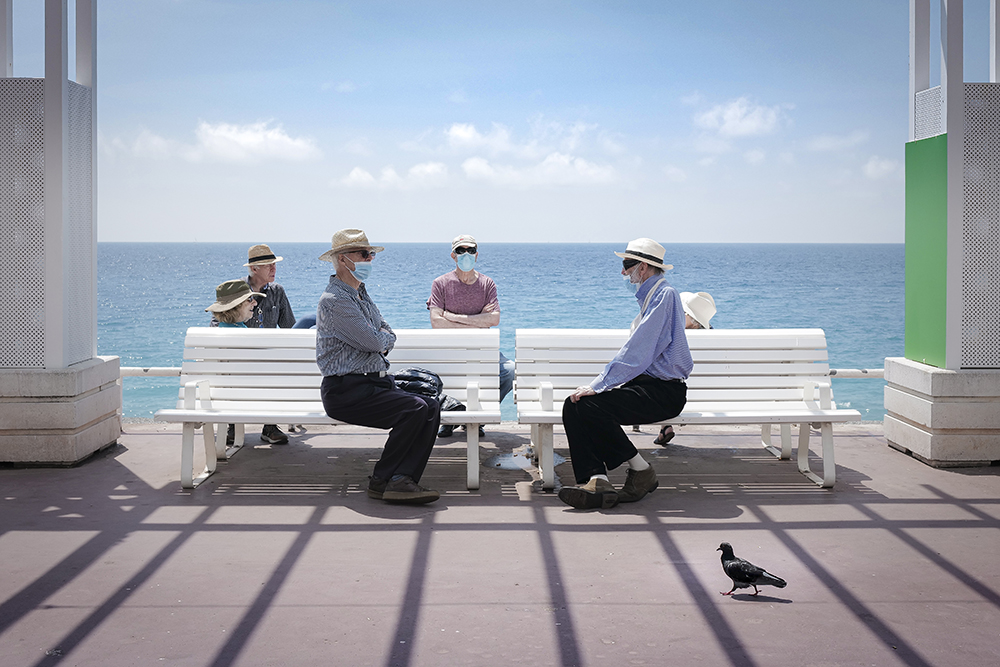 L'image matinale • La Conversation masquée, par Arié Botbol L'image matinale • La Conversation masquée, par Arié Botbol