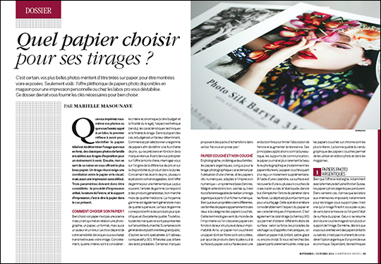 Compétence Photo Numéro 42, en kiosque le 29 août 2014