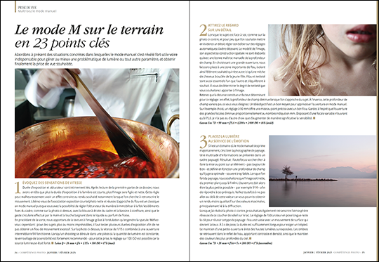 Compétence Photo Numéro 104 : Le mode manuel • Paysages d'hiver • L'art de la pose • Le flou • La photo urbex Compétence Photo Numéro 104 : Le mode manuel • Paysages d'hiver • L'art de la pose • Le flou • La photo urbex