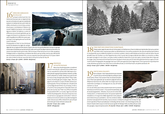 Compétence Photo Numéro 104 : Le mode manuel • Paysages d'hiver • L'art de la pose • Le flou • La photo urbex Compétence Photo Numéro 104 : Le mode manuel • Paysages d'hiver • L'art de la pose • Le flou • La photo urbex